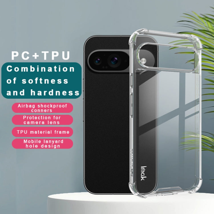 For Google Pixel 9 / Pixel 9 Pro IMAK Space Shield PC + TPU Airbag Shockproof Phone Case(Transparent)