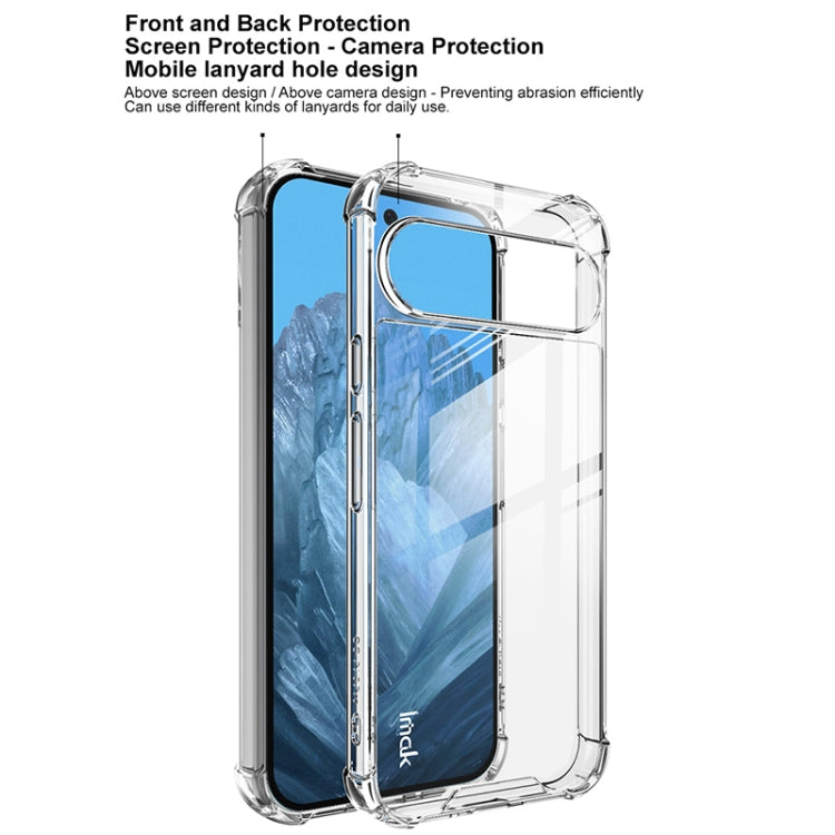 For Google Pixel 9 / Pixel 9 Pro IMAK Space Shield PC + TPU Airbag Shockproof Phone Case(Transparent)