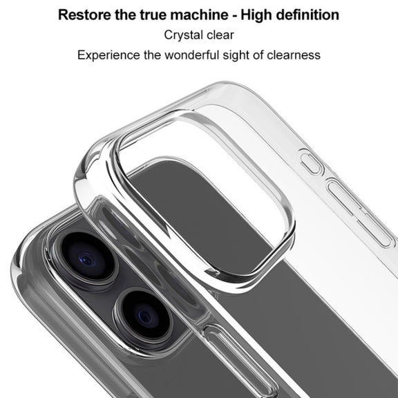 For iPhone 16 IMAK Wing II Wear-resisting Crystal Phone Case