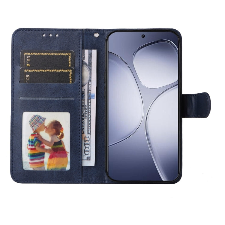 For Redmi K70 Ultra Classic Calf Texture Flip Leather Phone Case(Blue)