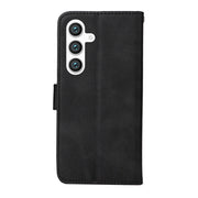 For Samsung Galaxy S25 5G Classic Calf Texture Flip Leather Phone Case(Black)