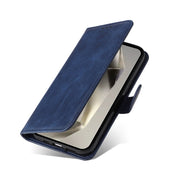For Samsung Galaxy S25 Ultra 5G Classic Calf Texture Flip Leather Phone Case(Blue)