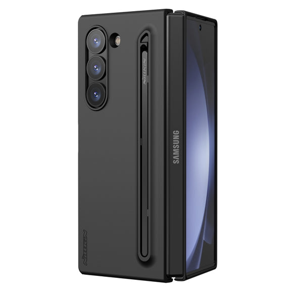 For Samsung Galaxy Z Fold6 5G NILLKIN Flex Pure PC + Liquid Silicone Phone Case with S Pen(Black)