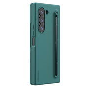 For Samsung Galaxy Z Fold6 5G NILLKIN Flex Pure PC + Liquid Silicone Phone Case with S Pen(Green)