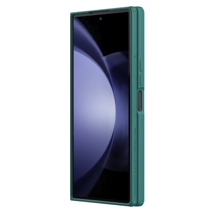 For Samsung Galaxy Z Fold6 5G NILLKIN Flex Pure PC + Liquid Silicone Phone Case with S Pen(Green)