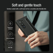 For Samsung Galaxy Z Fold6 5G NILLKIN Flex Pure PC + Liquid Silicone Phone Case with S Pen(Black)