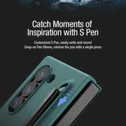 For Samsung Galaxy Z Fold6 5G NILLKIN Flex Pure PC + Liquid Silicone Phone Case with S Pen(Black)
