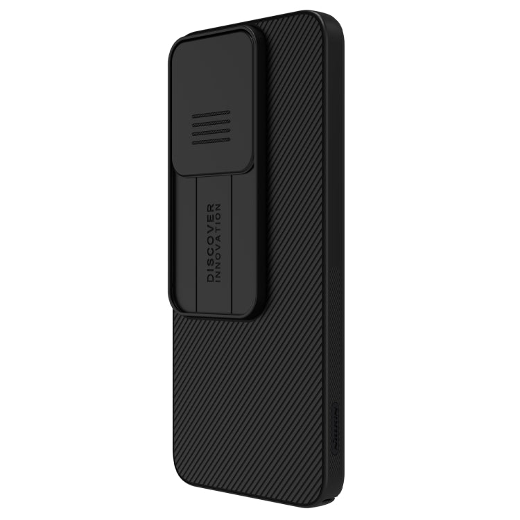 For Xiaomi Poco M6 4G NILLKIN Black Mirror Series Camshield PC Phone Case(Black)