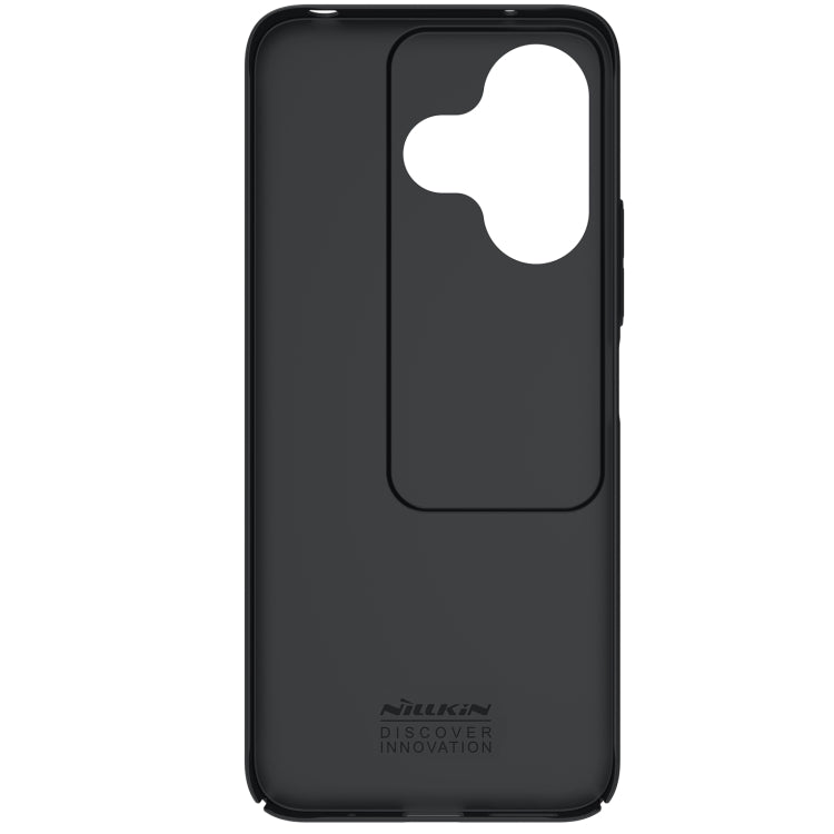 For Xiaomi Poco M6 4G NILLKIN Black Mirror Series Camshield PC Phone Case(Black)