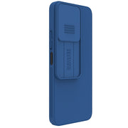 For Xiaomi Poco M6 4G NILLKIN Black Mirror Series Camshield PC Phone Case(Blue)
