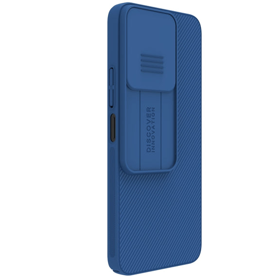 For Xiaomi Poco M6 4G NILLKIN Black Mirror Series Camshield PC Phone Case(Blue)