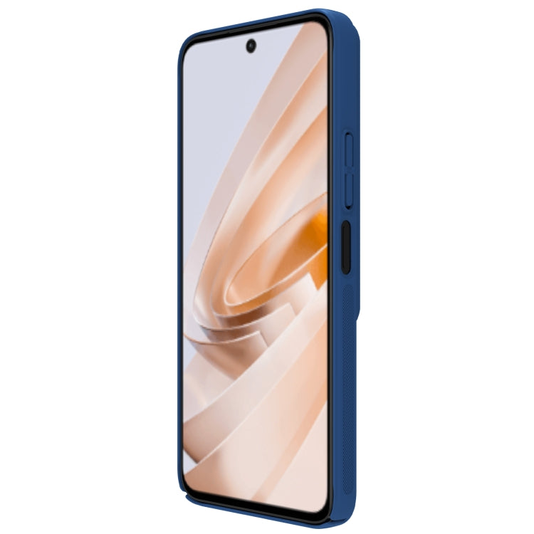 For Xiaomi Poco M6 4G NILLKIN Black Mirror Series Camshield PC Phone Case(Blue)