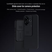 For Xiaomi Poco M6 4G NILLKIN Black Mirror Series Camshield PC Phone Case(Blue)