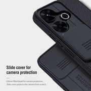 For Xiaomi Poco M6 4G NILLKIN Black Mirror Series Camshield PC Phone Case(Black)