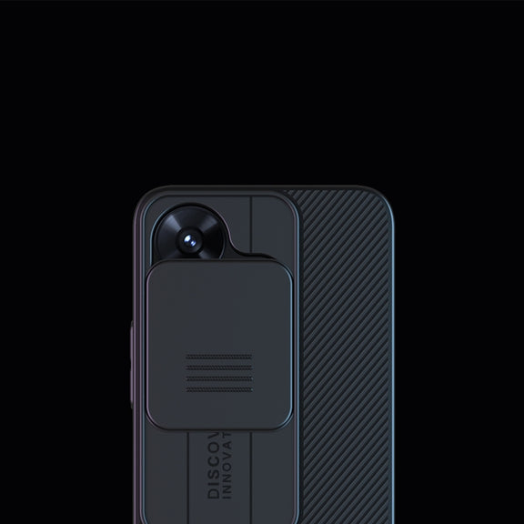 For Xiaomi Poco M6 4G NILLKIN Black Mirror Series Camshield PC Phone Case(Black)