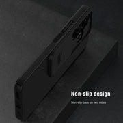 For Xiaomi Poco M6 4G NILLKIN Black Mirror Series Camshield PC Phone Case(Black)