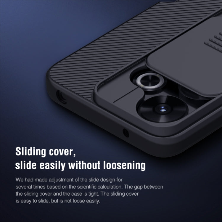 For Xiaomi Poco M6 4G NILLKIN Black Mirror Series Camshield PC Phone Case(Black)