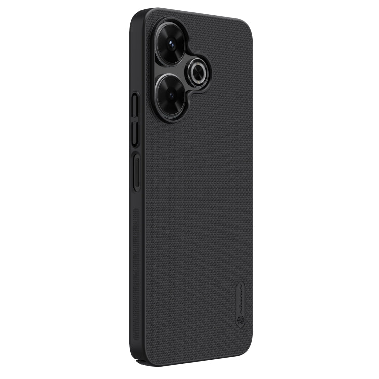 For Redmi Note 13R 5G / 13 4G NILLKIN Frosted PC Phone Case(Black)