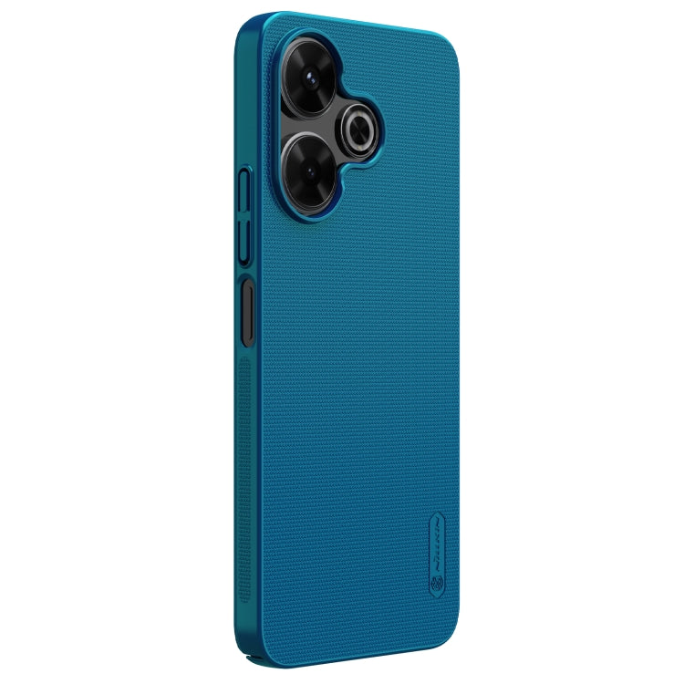For Xiaomi Poco M6 4G NILLKIN Frosted PC Phone Case(Blue)