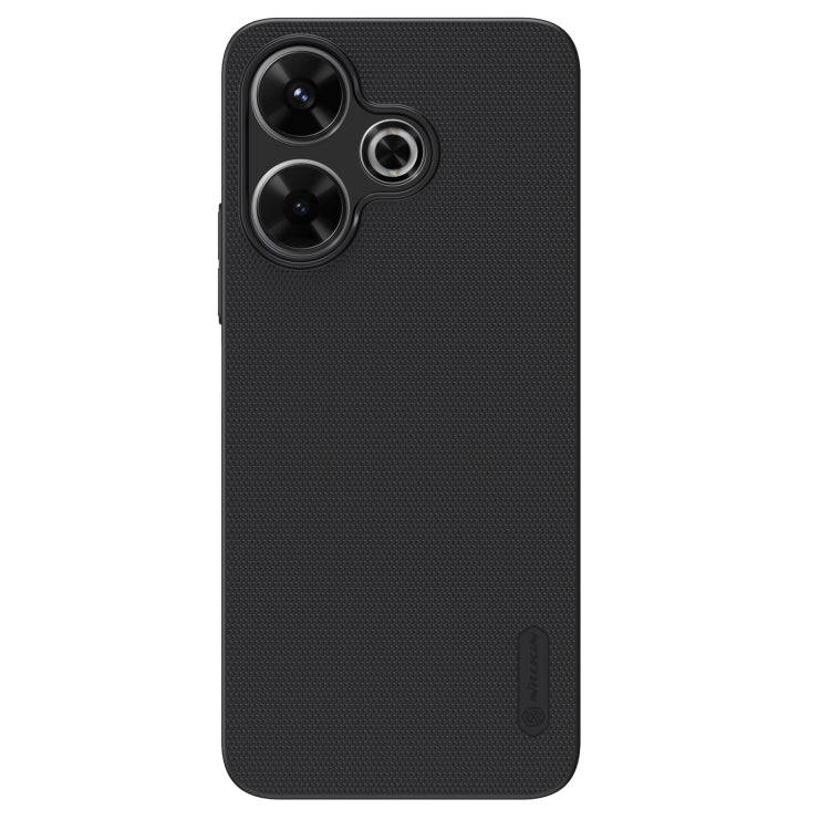 For Xiaomi Poco M6 4G NILLKIN Frosted PC Phone Case(Black)