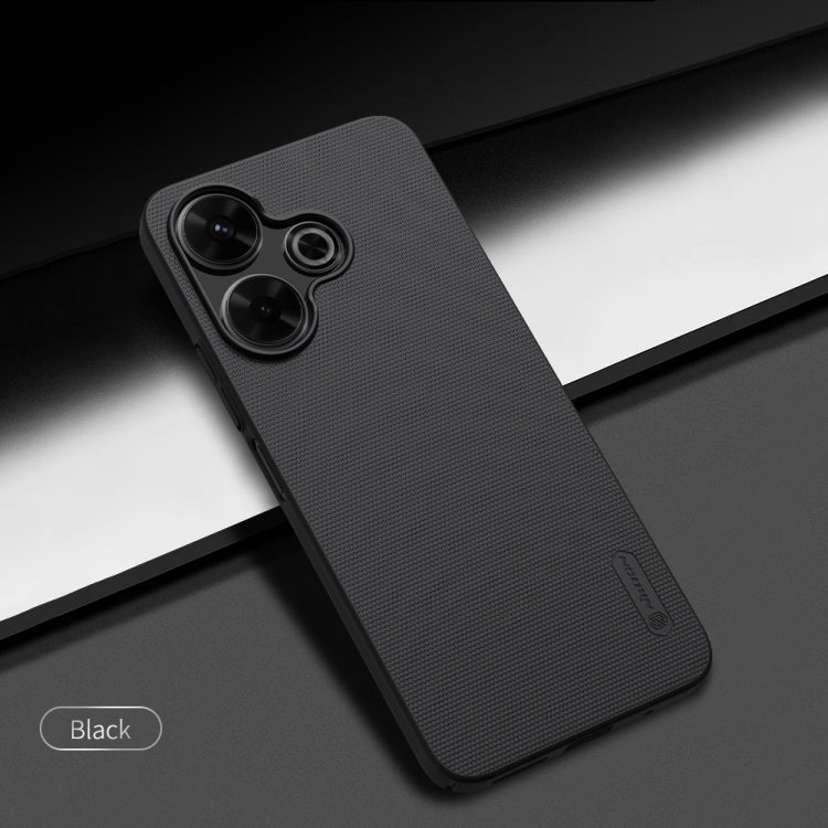 For Xiaomi Poco M6 4G NILLKIN Frosted PC Phone Case(Black)