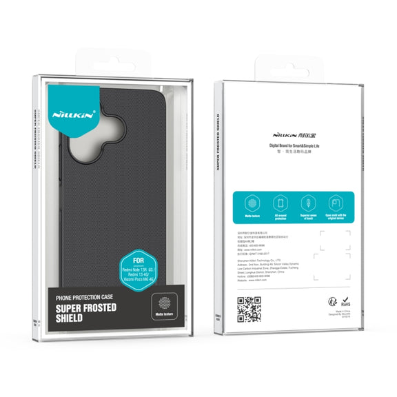 For Xiaomi Poco M6 4G NILLKIN Frosted PC Phone Case(Black)