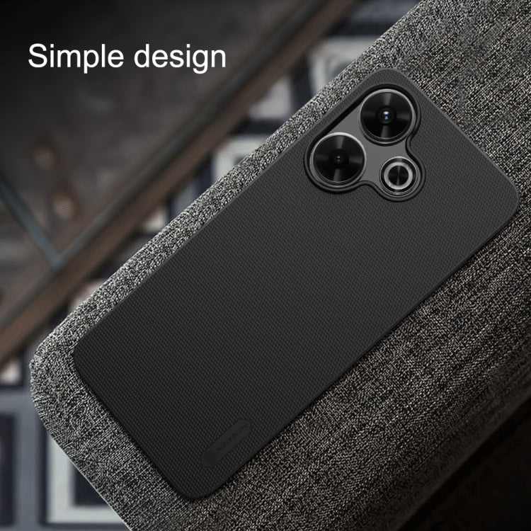 For Xiaomi Poco M6 4G NILLKIN Frosted PC Phone Case(Black)