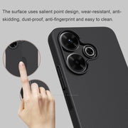 For Xiaomi Poco M6 4G NILLKIN Frosted PC Phone Case(Black)