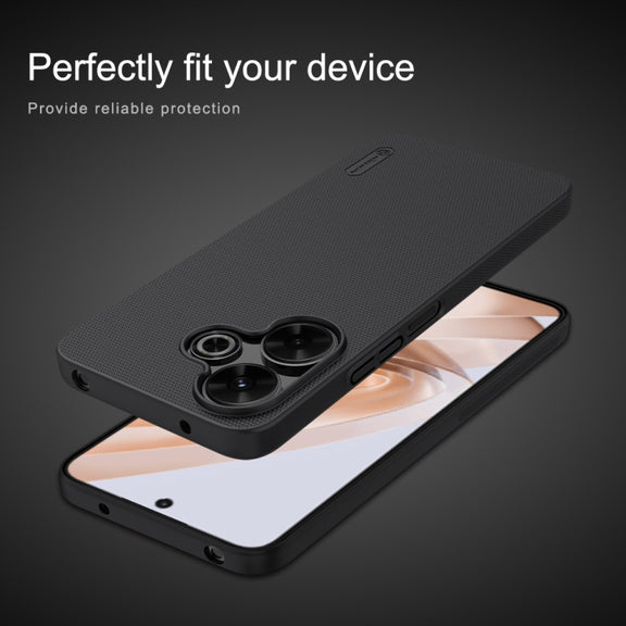 For Xiaomi Poco M6 4G NILLKIN Frosted PC Phone Case(Black)