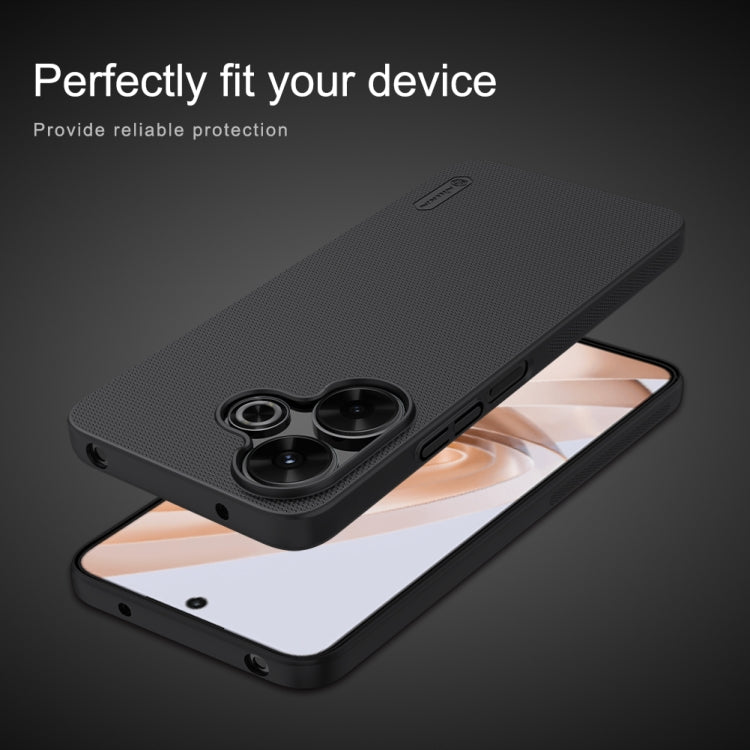 For Xiaomi Poco M6 4G NILLKIN Frosted PC Phone Case(Black)