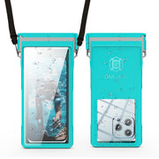 RedPepper 15m Depth Water-resistant Phone Diving Pouch with Suction Cup(Grass Blue)