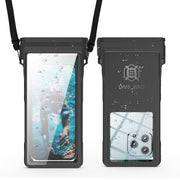 RedPepper 15m Depth Water-resistant Phone Diving Pouch with Suction Cup(Black)
