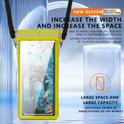 RedPepper 15m Depth Water-resistant Phone Diving Pouch with Suction Cup(Yellow)