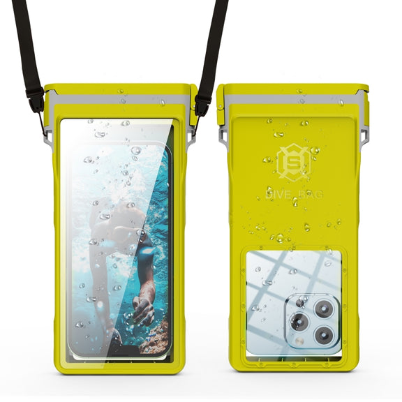 RedPepper 15m Depth Water-resistant Phone Diving Pouch with Suction Cup(Yellow)