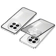 For OnePlus 13 Snap Buckle Single-sided Metal Frame Frosted Phone Case(Silver) - OnePlus Cases by PMC TechLife | Online Shopping South Africa | PMC TechLife | Buy Now Pay Later Mobicred