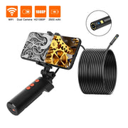 F280 8mm 1080P IP68 Water-resistant Dual Camera WiFi Digital Endoscope, Length:2m Hard Cable(Black)