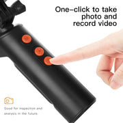 F280 8mm 1080P IP68 Water-resistant Dual Camera WiFi Digital Endoscope, Length:2m Hard Cable(Black)