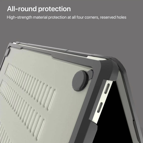For MacBook Pro 13.3 inch A1708 Laptop TPU Hybrid PC Protective Case