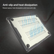 For MacBook Pro 13.3 inch A1708 Laptop TPU Hybrid PC Protective Case