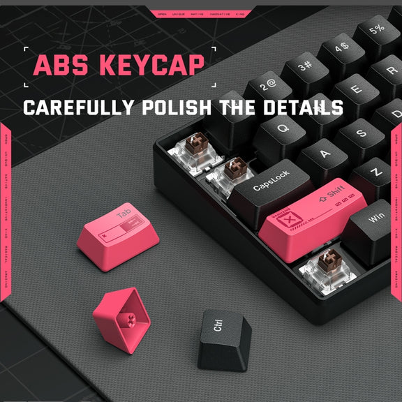 ONIKUMA G55 61 Keys RGB Colorful Lighting Wired Gaming Mechanical Keyboard(Black)
