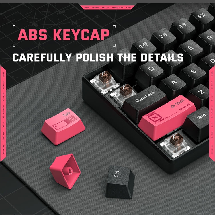 ONIKUMA G55 61 Keys RGB Colorful Lighting Wired Gaming Mechanical Keyboard(Black)