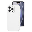 For iPhone 16 Pro Max Precise Hole Liquid Silicone Jelly Color Full Coverage Phone Case(White) - free shipping - PMC TechLife - Order now!