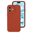 For iPhone 16 Plus Precise Hole Liquid Silicone Jelly Color Full Coverage Phone Case(Caramel Brown) - free shipping - PMC TechLife - Order now!