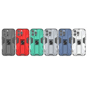 For iPhone 16 Pro Max Supersonic PC + TPU Holder Phone Case(Black)