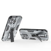 For iPhone 16 Pro Max Supersonic PC + TPU Holder Phone Case(Grey)