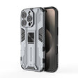 For iPhone 16 Pro Supersonic PC + TPU Holder Phone Case(Grey) - iPhone 16 Pro Cases by PMC TechLife | Online Shopping South Africa | PMC TechLife | Buy Now Pay Later Mobicred