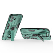 For iPhone 16 Plus Supersonic PC + TPU Holder Phone Case(Green)