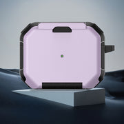 For AirPods Pro 2 Phone Holder Design Earbuds Box Protective Case(Purple)