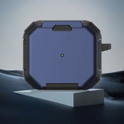 For AirPods 3 Phone Holder Design Earbuds Box Protective Case(Dark Blue)