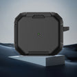 For AirPods 3 Phone Holder Design Earbuds Box Protective Case(Black) - For AirPods 3 by PMC Jewellery | Online Shopping South Africa | PMC Jewellery | Buy Now Pay Later Mobicred